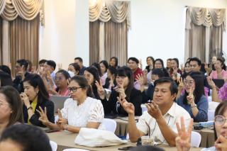 27. พิธีเปิดกิจกรรมการอบรมเชิงปฏิบัติการการออกแบบนวัตกรรมสู่การวิจัยในชั้นเรียน